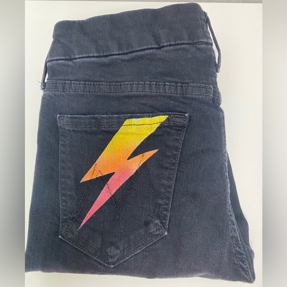 MOTHER Denim - MOTHER The Looker Ankle Fray with Gold Bolt - Size 27